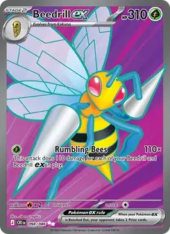 Beedrill ex 098/86 Chaos Rising Pokémon card