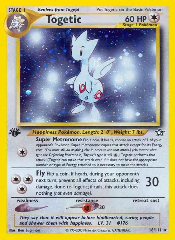 Togetic 16/111 Neo Genesis Pokémon Karte