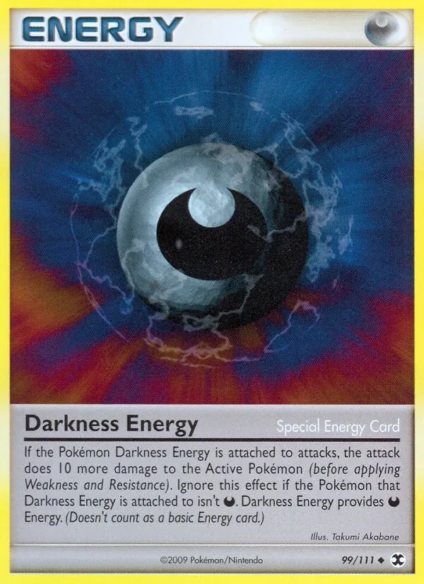 Darkness Energy 99/111 Rising Rivals Pokémon card
