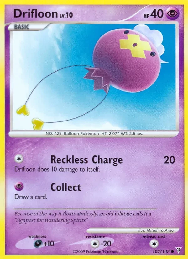 Drifloon 103/147 Supreme Victors Pokémon card