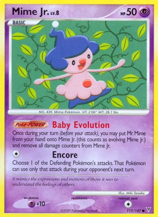 Mime Jr. 115/147 Supreme Victors Pokémon Karte
