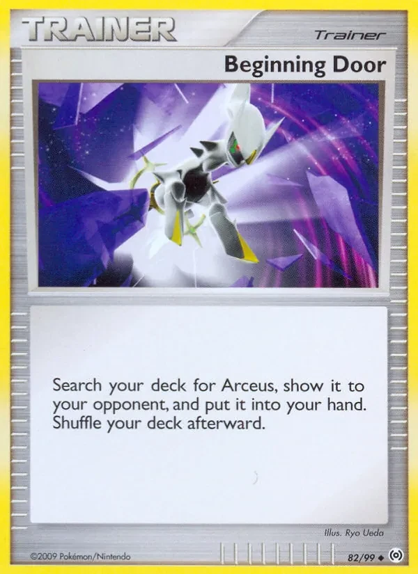 Beginning Door 82/99 Arceus Pokémon card