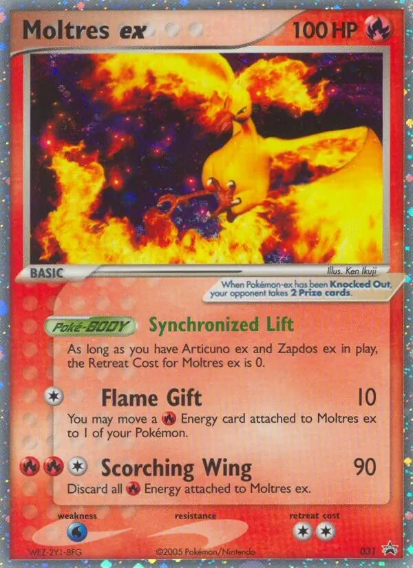 Moltres ex 31/40 Nintendo Black Star Promos Pokémon card