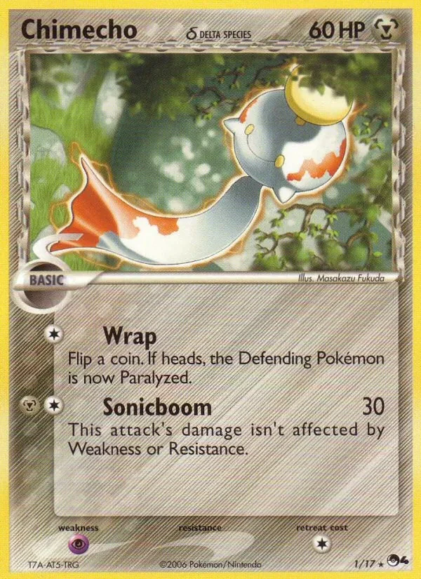 Chimecho δ 1/17 POP Series 4 Pokémon card