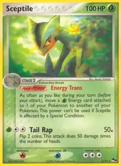 Sceptile 5/17 POP Series 4 Pokémon card