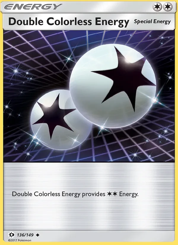 Double Colorless Energy 136/149 Sun & Moon Pokémon card