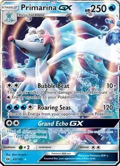 Primarina GX 42/149 Sun & Moon Pokémon card