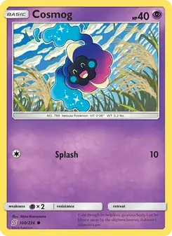 Cosmog 100/236 Unified Minds Pokémon card