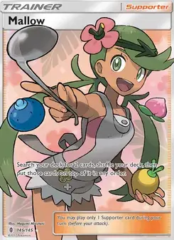 Mallow 145/145 Guardians Rising Pokémon card