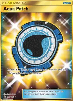 Aqua Patch 161/145 Guardians Rising Pokémon card