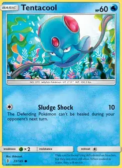 Tentacool 23/145 Guardians Rising Pokémon card