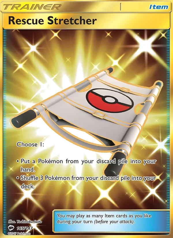 Rescue Stretcher 165/147 Burning Shadows Pokémon card