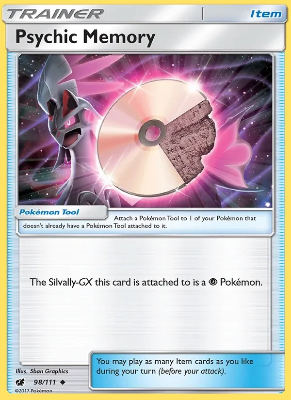 Psychic Memory 98/111 Crimson Invasion Pokémon card
