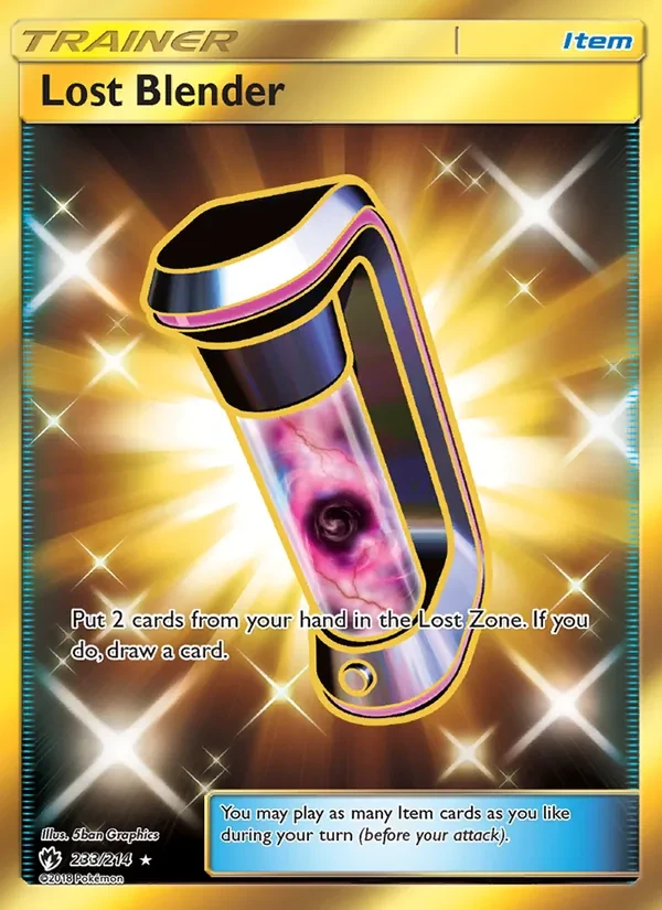 Lost Blender 233/214 Lost Thunder Pokémon card