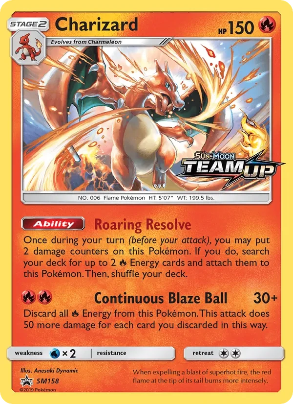 Charizard SM158 SM Black Star Promos Pokémon card