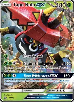 Tapu Bulu GX SM32 SM Black Star Promos Pokémon card