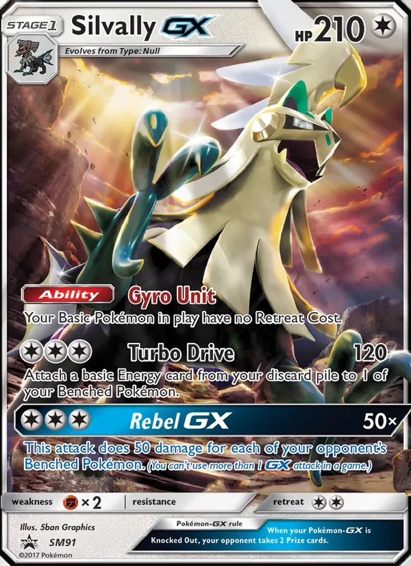 Silvally GX SM91 SM Black Star Promos Pokémon card