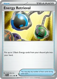 Energy Retrieval 171/198 Scarlet & Violet Pokémon card
