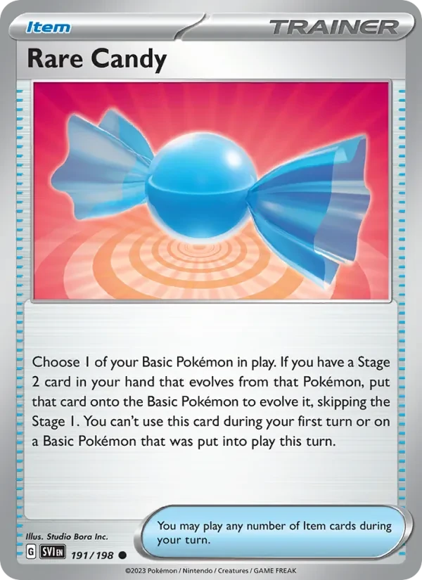 Rare Candy 191/198 Scarlet & Violet Pokémon card