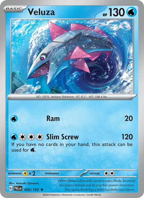 Veluza 056/193 Paldea Evolved Pokémon card