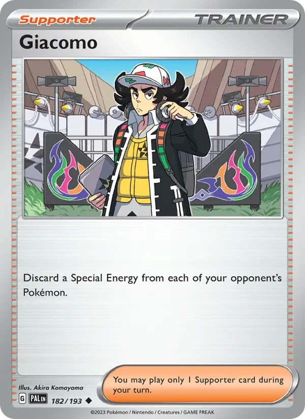 Carta Pokémon Giacomo 182/193 Paldea Evolved