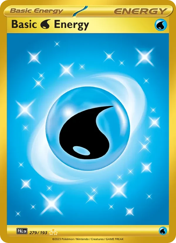Basic Water Energy 279/193 Paldea Evolved Pokémon card