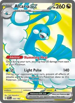 Altaria ex 232/182 Paradox Rift Pokémon card