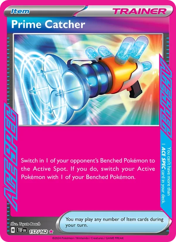 Prime Catcher 157/162 Temporal Forces Pokémon card