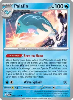 Palafin 060/167 Twilight Masquerade Pokémon card