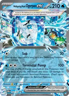 Wellspring Mask Ogerpon ex 064/167 Twilight Masquerade Pokémon card