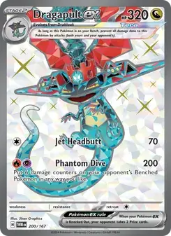 Dragapult ex 200/167 Twilight Masquerade Pokémon card