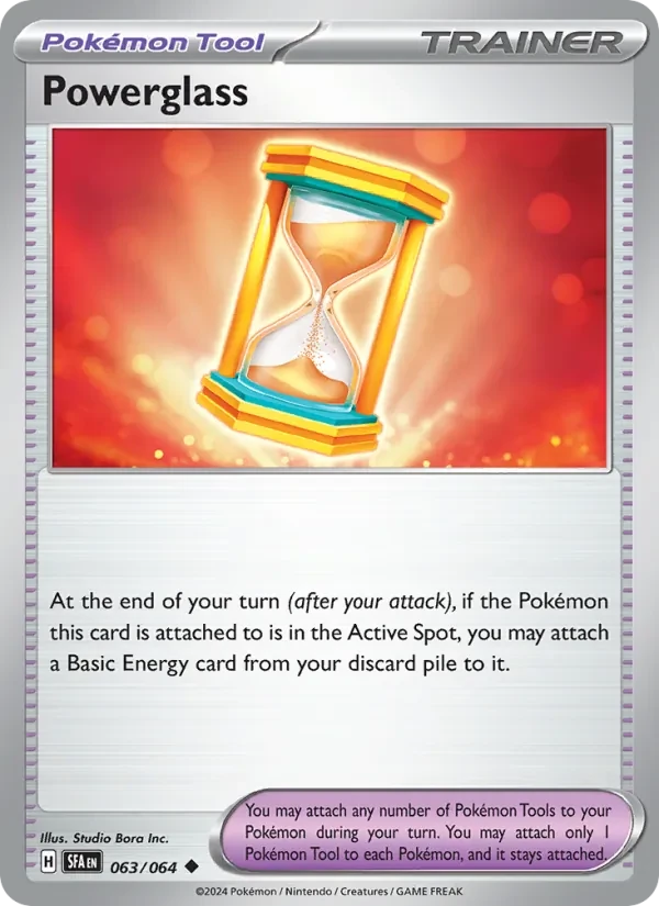 Powerglass 063/64 Shrouded Fable Pokémon card