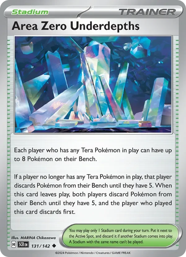 Area Zero Underdepths 131/142 Stellar Crown Pokémon card