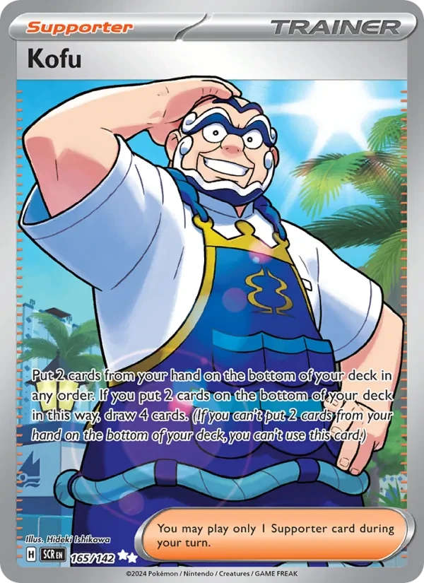 Kofu 165/142 Stellar Crown Pokémon card