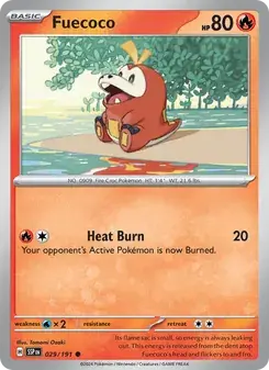 Fuecoco 029/191 Surging Sparks Pokémon card