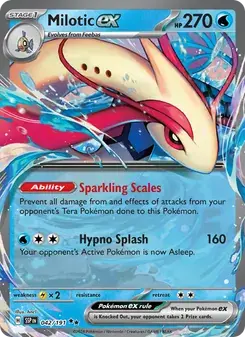 Milotic ex 042/191 Surging Sparks Pokémon card