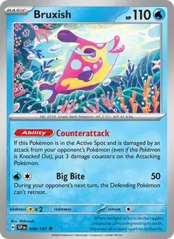 Bruxish 049/191 Surging Sparks Pokémon card