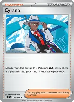 Cyrano 170/191 Surging Sparks Pokémon card