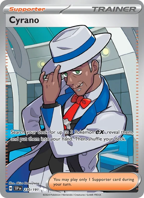 Cyrano 230/191 Surging Sparks Pokémon card