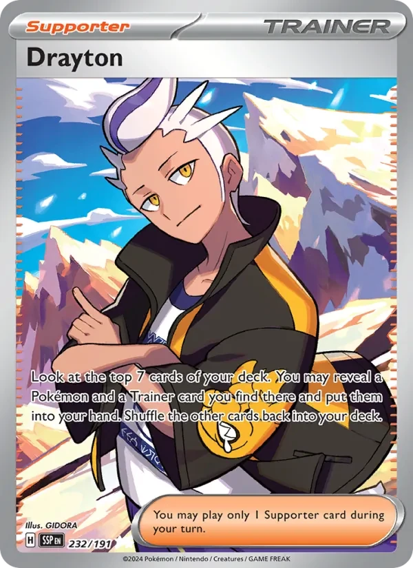 Drayton 232/191 Surging Sparks Pokémon card