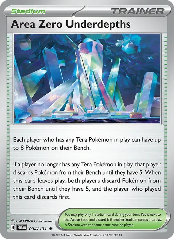 Area Zero Underdepths 094/131 Prismatic Evolutions Pokémon Karte