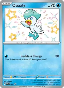 Quaxly 082/225 SVP Black Star Promos Pokémon card