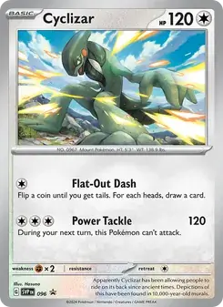 Cyclizar 096/225 SVP Black Star Promos Pokémon card