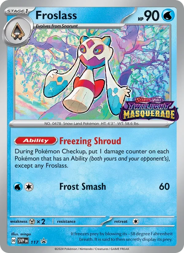 Froslass 117/225 SVP Black Star Promos Pokémon card