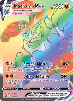Machamp VMAX 194/189 Astral Radiance Pokémon card
