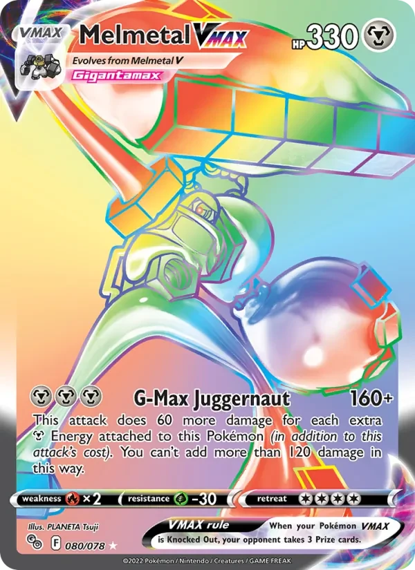 Melmetal VMAX 080/78 Pokémon GO Pokémon card