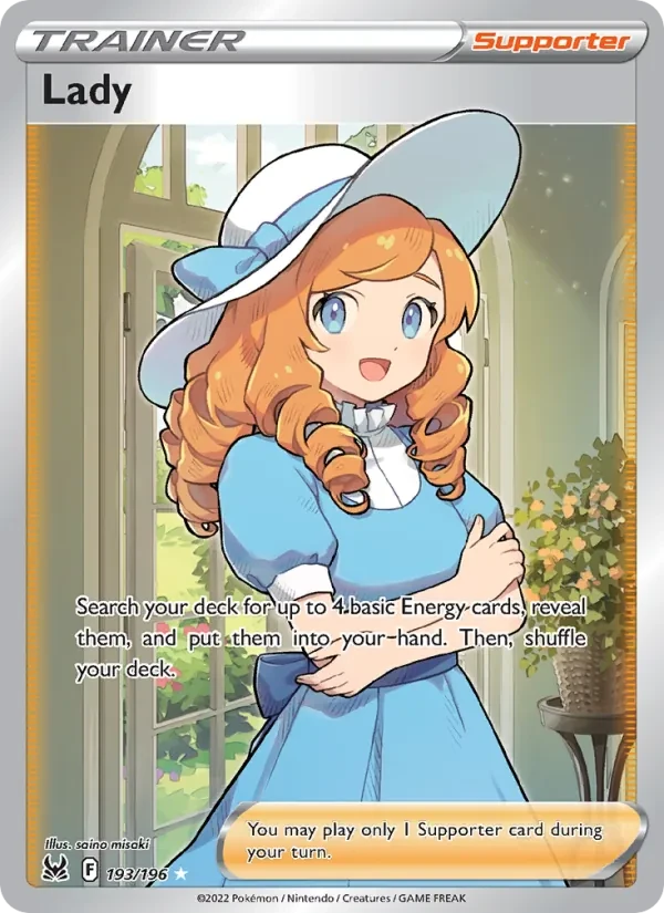 Carte Pokémon Lady 193/196 Lost Origin
