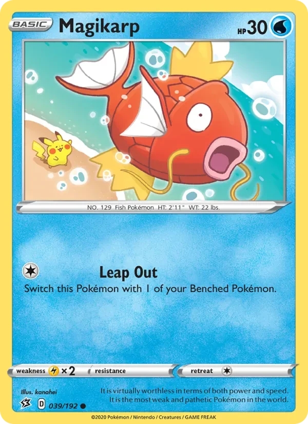 Magikarp 39/192 Rebel Clash Pokémon card
