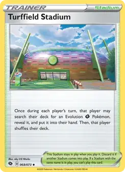 Turffield Stadium 68/73 Champion's Path Pokémon card