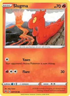 Slugma 27/185 Vivid Voltage Pokémon card